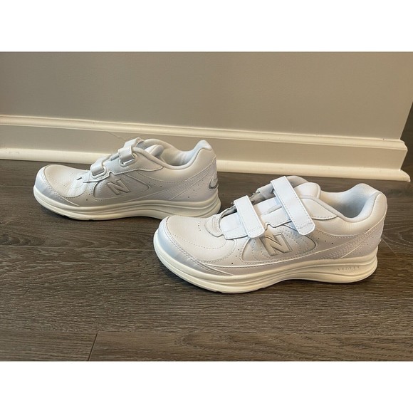 New Balance 577 Walking DSL-2 Size 8.5 2A Absorb Hook-Loop Strap White WW577VW - Picture 4 of 11